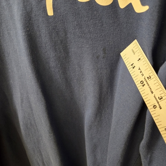 Champion  Logo Men's Long Sleeve Shirts - Blue - Picture 8 of 10